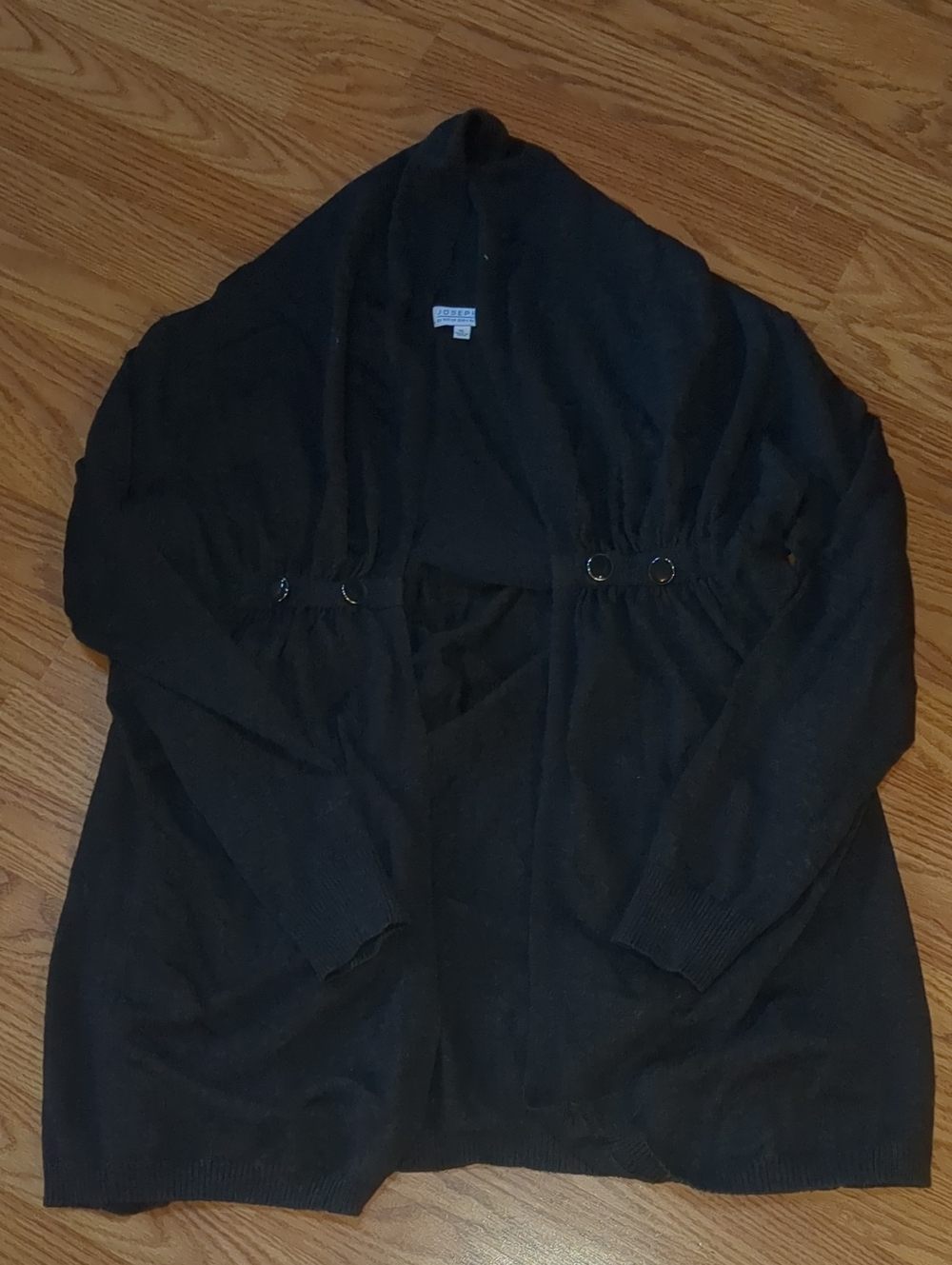 Joseph A. Charcoal Knit Cardigan